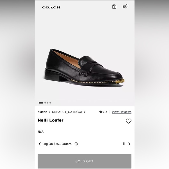 Coach Nelli Loafer Size 6 - Picture 1 of 8